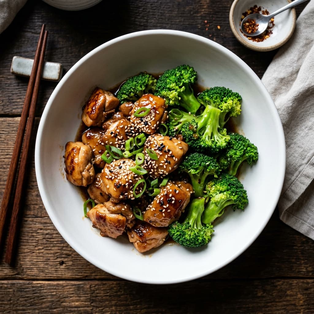 Garlic Soy Chicken & Broccoli